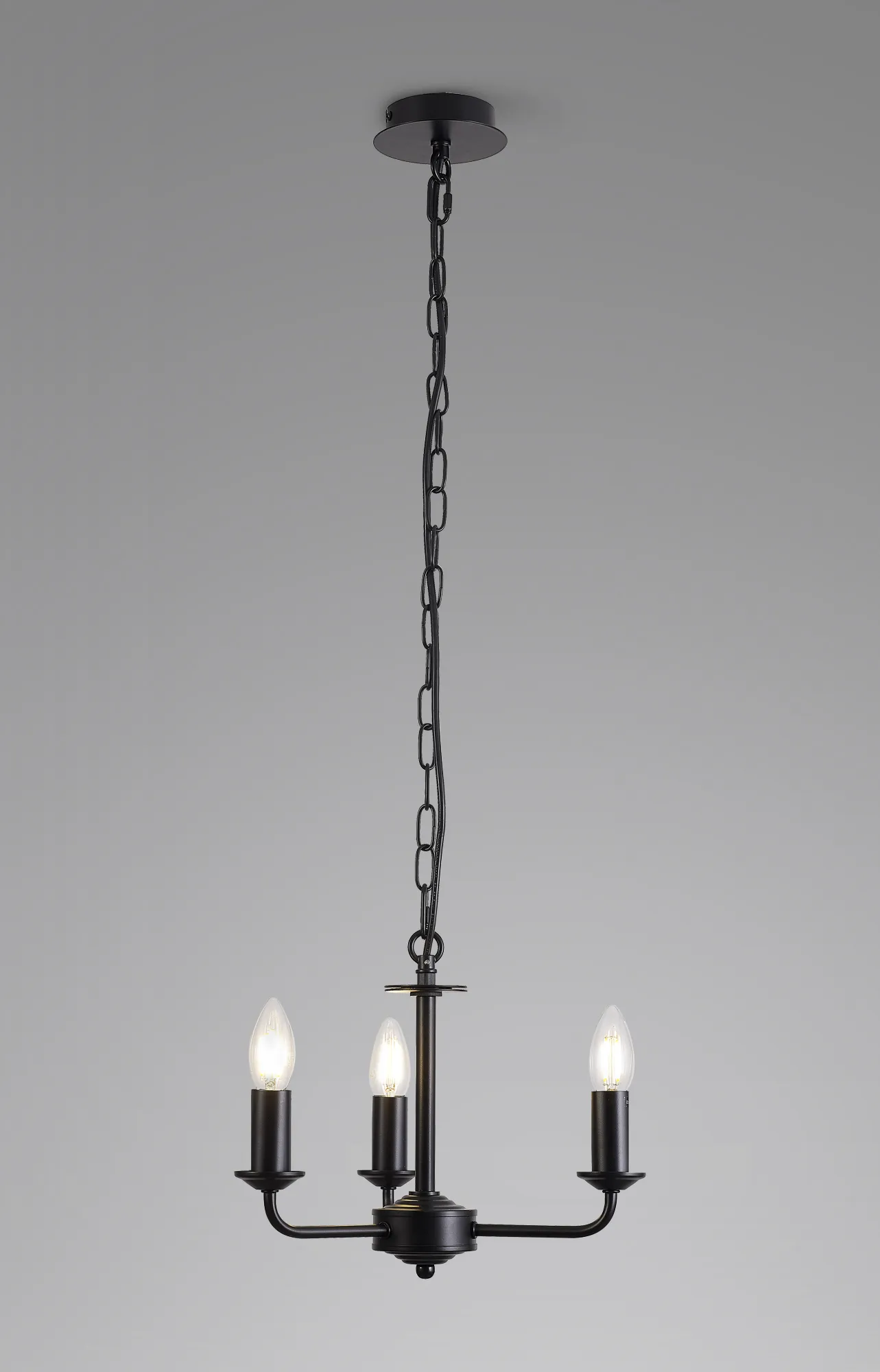 Banyan Pendant 3 Light Matt Black D0698  Deco Banyan